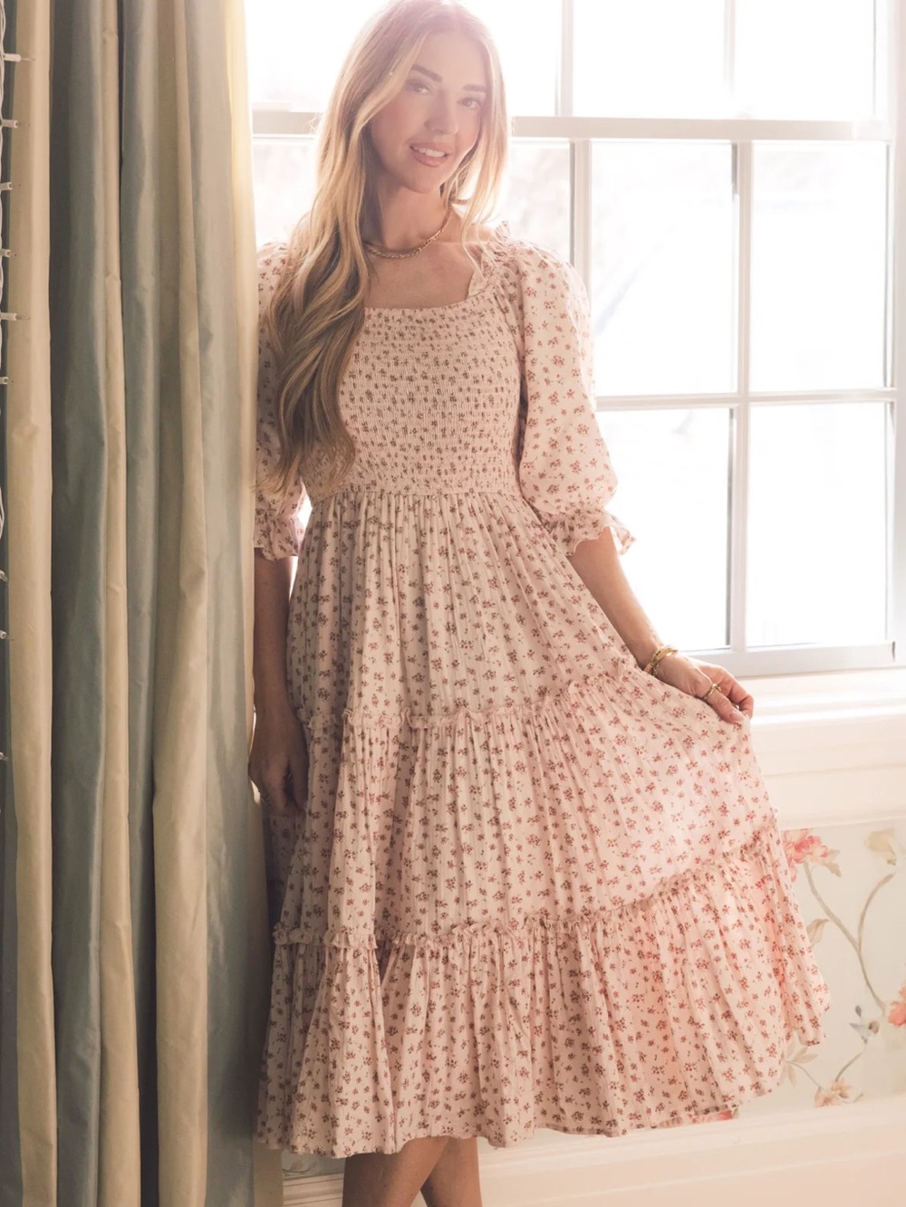 Ivy City Madeline Dress In Pink